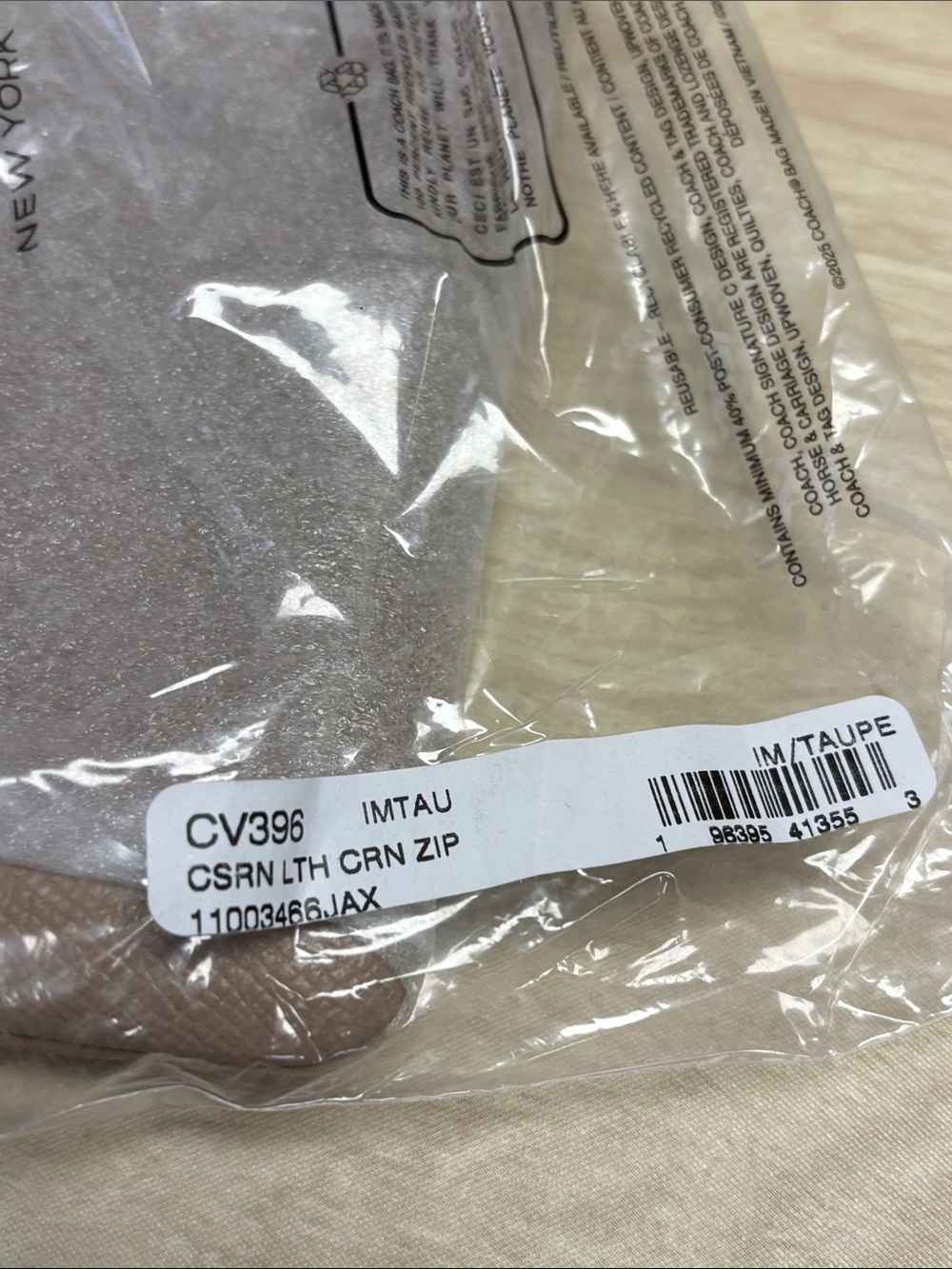 Coach Corner Zip Wristlet - Picture 16 of 16